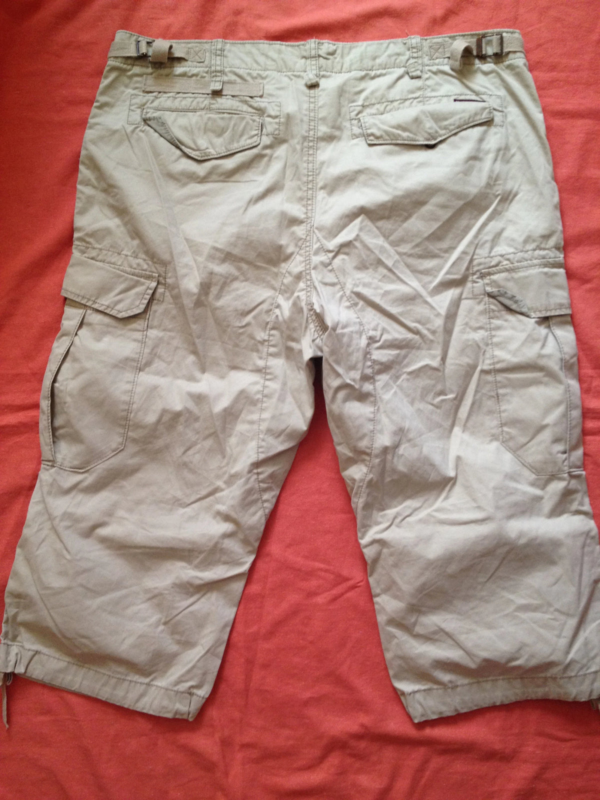 Marlboro Classics  Cargo Khaki Shorts W40 Large Size