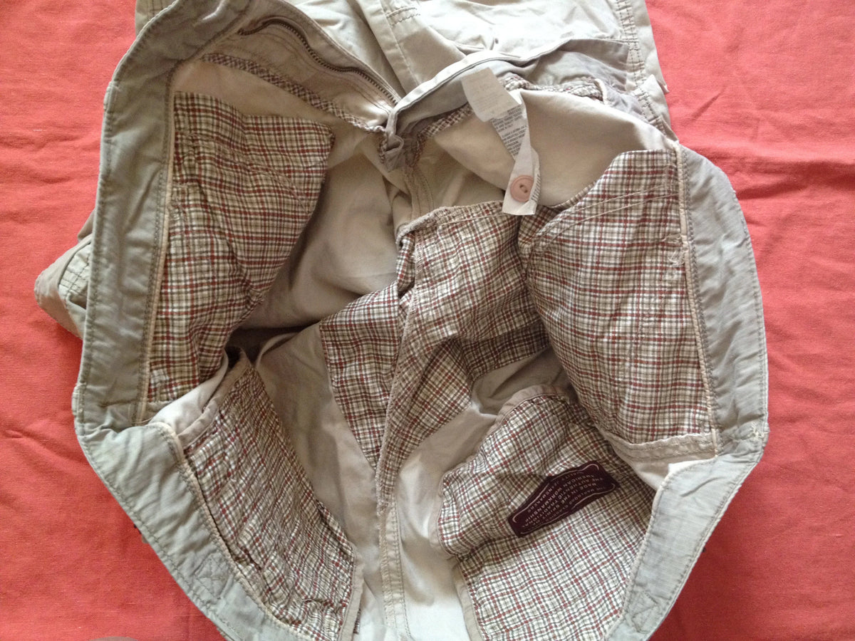 Marlboro Classics  Cargo Khaki Shorts W40 Large Size