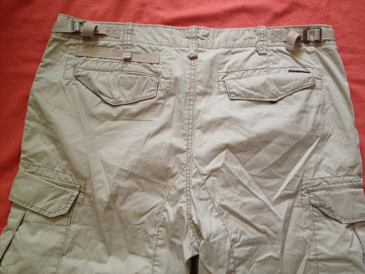 Marlboro Classics  Cargo Khaki Shorts W40 Large Size