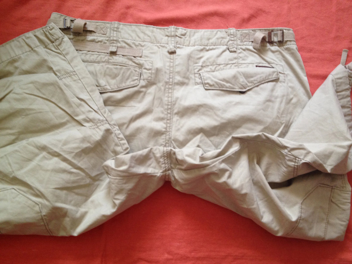 Marlboro Classics  Cargo Khaki Shorts W40 Large Size