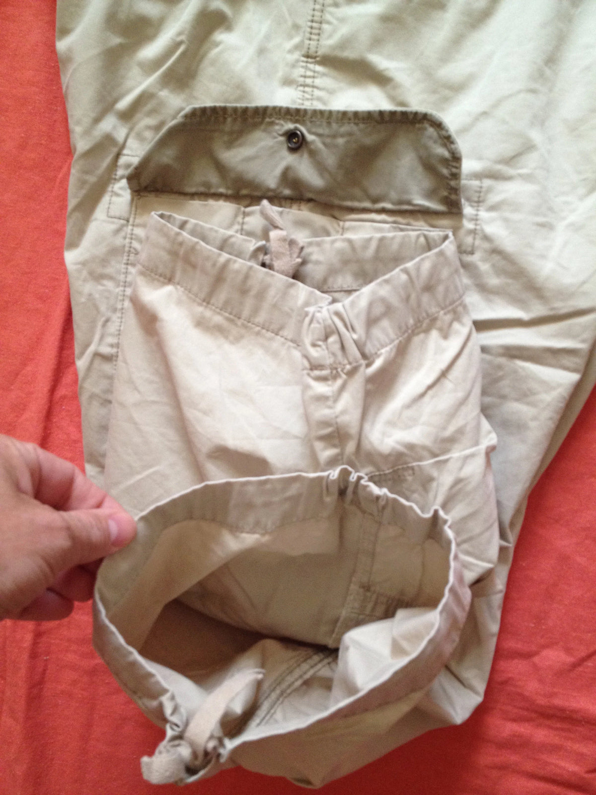 Marlboro Classics  Cargo Khaki Shorts W40 Large Size