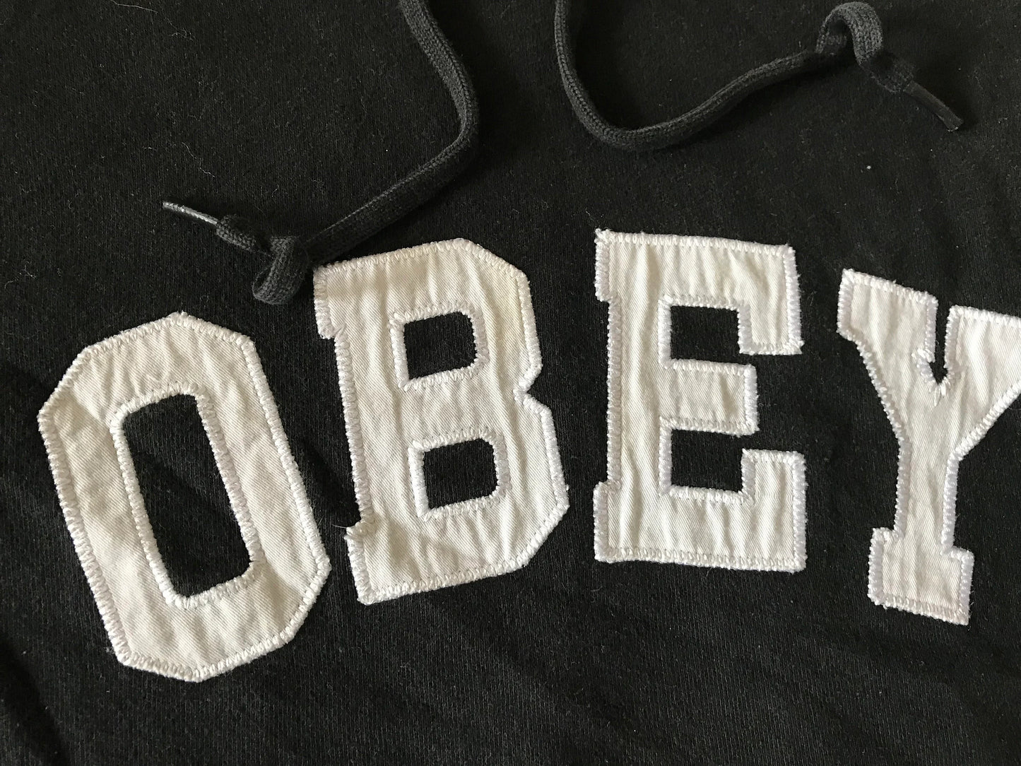 OBEY CLOTHING MEN'S HOODIE PULLOVER SWEATSHIRT BLACK XL XLARGE SIZE