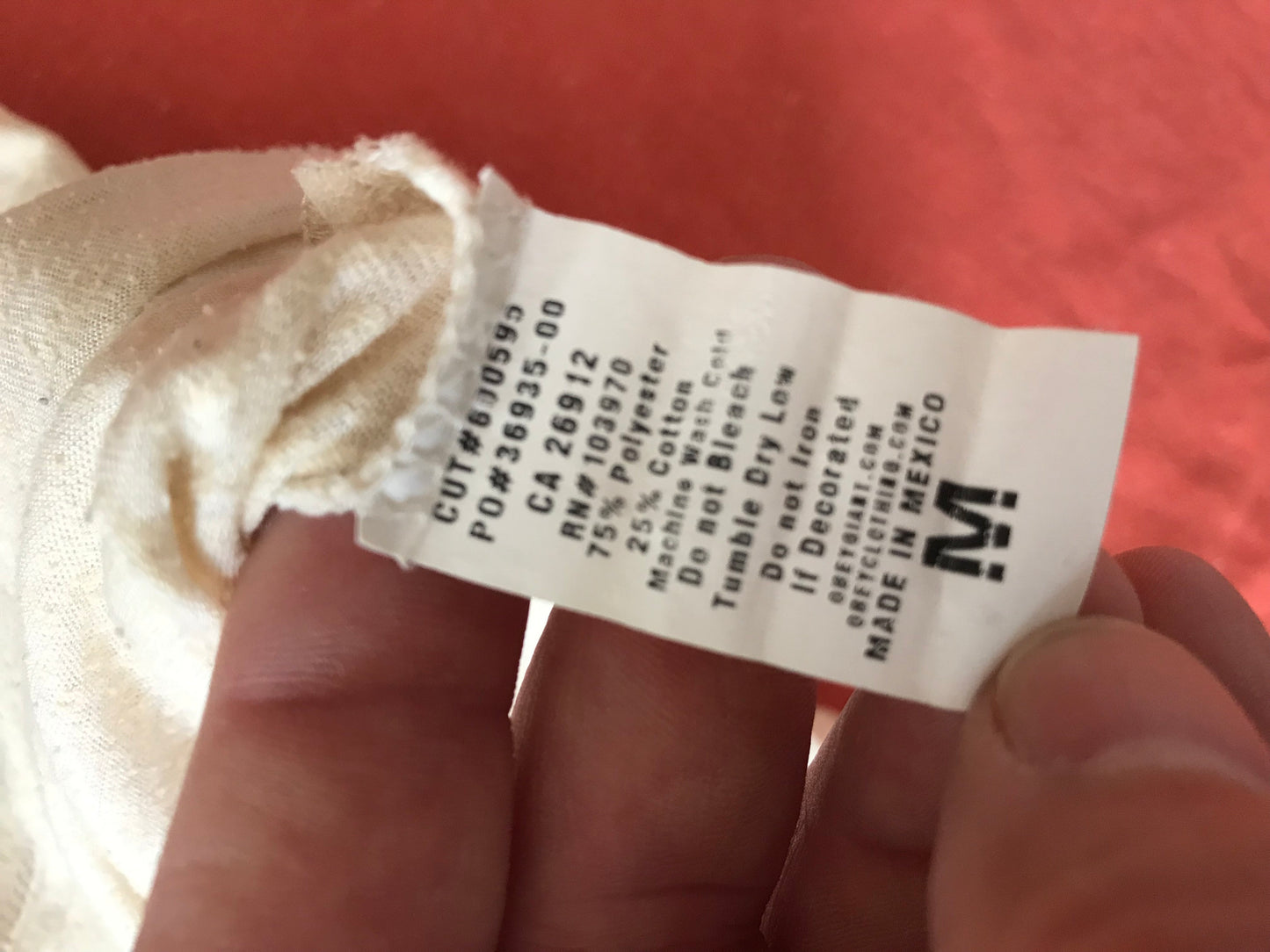 OBEY CLOTHING | OBEY GIANT DAMAGED PROPAGANDA MEN'S T-SHIRT BEIGE MEDIUM SIZE