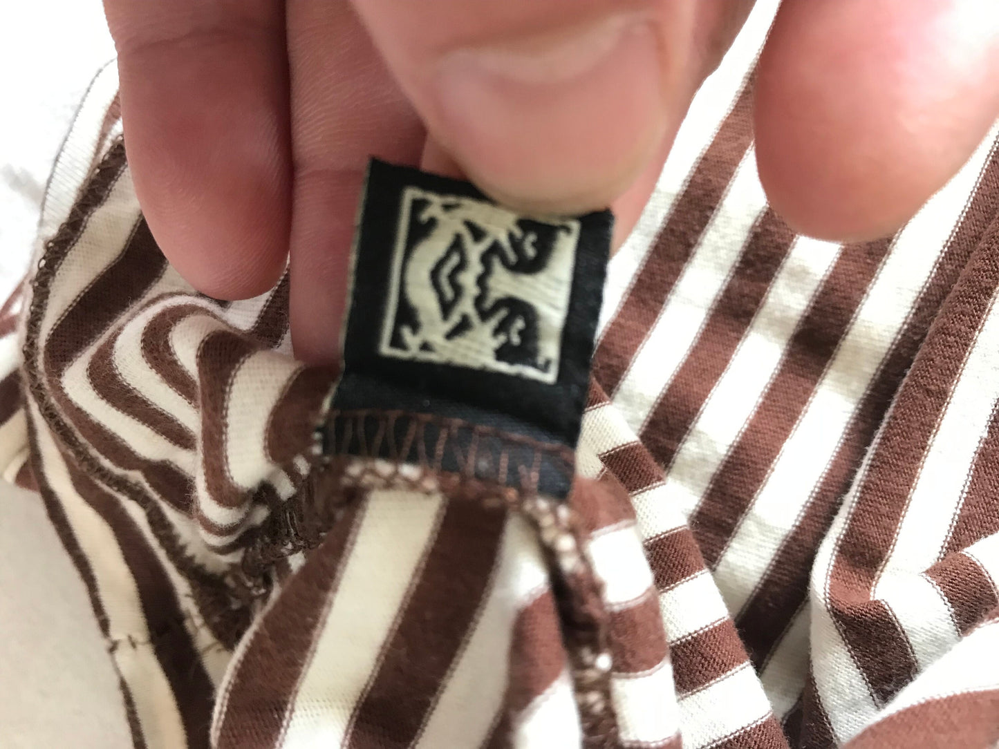 OBEY CLOTHING GIANT MEN'S POLO GOLF SHIRT T-SHIRT STRIPED SMALL SIZE