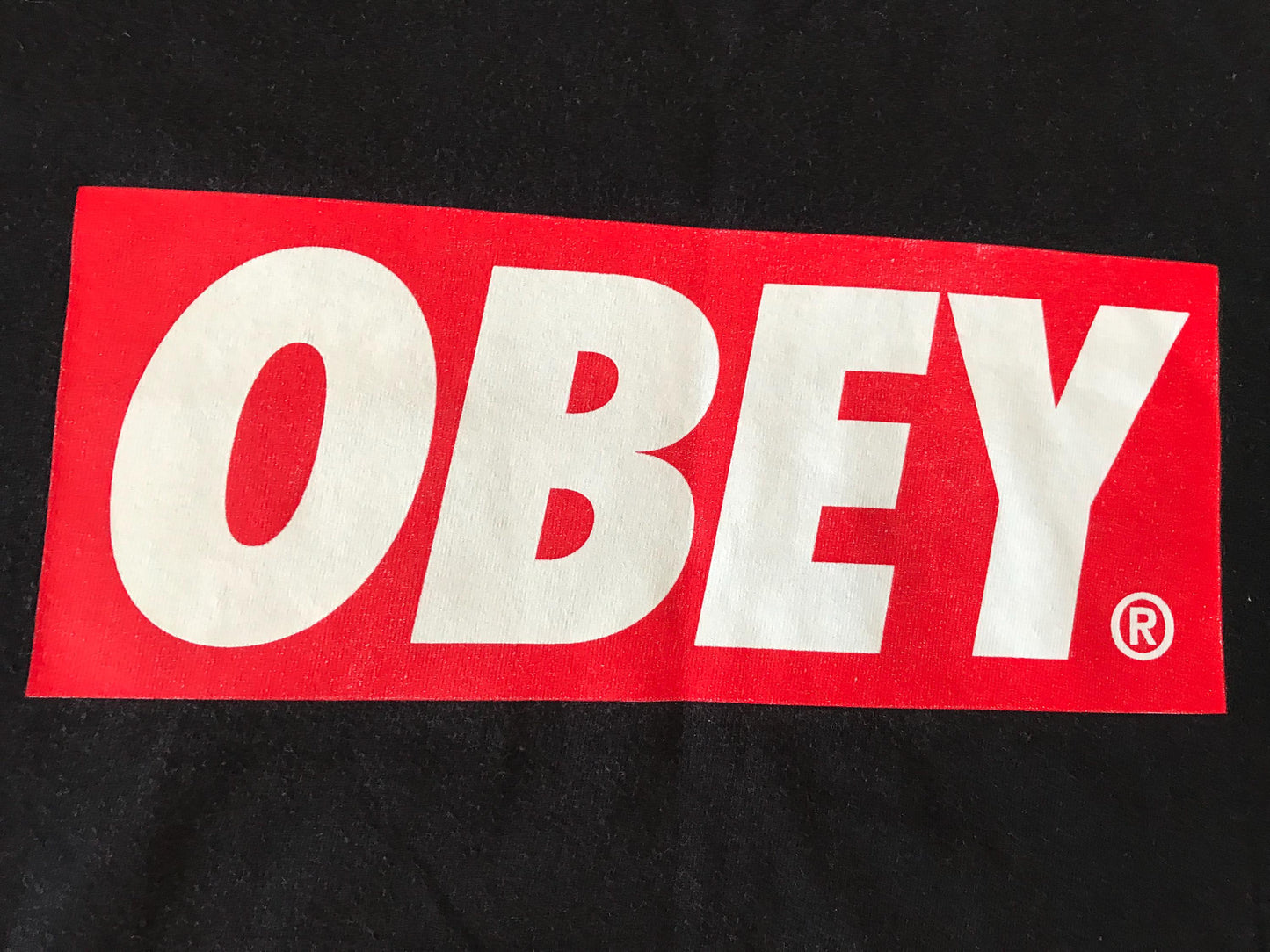 OBEY CLOTHIN OBEY GIANT MEN'S T-SHIRT BLACK LARGE Size US - STREET ART PROPAGANDA